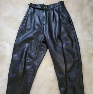 Vintage 80's Leather pants byLiz Robert's Robert Elliot